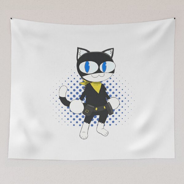 Item preview, Cute Anime Phantom Cat Mascot Design designed and sold by lamiarte.
