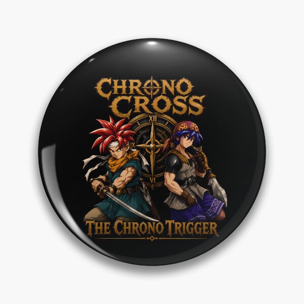 Item preview, The Chrono Trigger - Crono & Serge Chrono Cross Retro Aesthetic  Design designed and sold by Trinidesigns123.