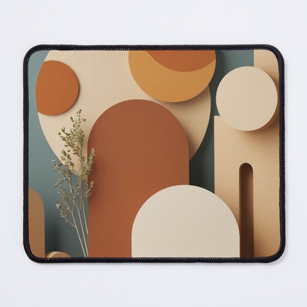 Item preview, Minimalist Stage Terracotta Slate Blue Poster designed and sold by EnmarcArt.
