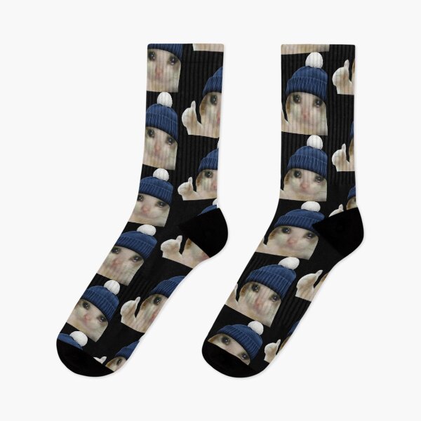 Item preview, Funny Cat Thumbs Up Meme | Cute Winter Cat Design designed and sold by CuteKats.