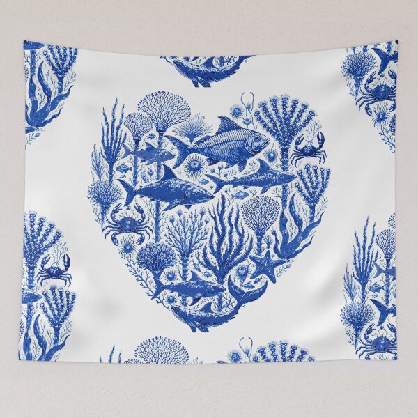 Item preview, Heart of the Ocean - Vintage Marine Life illustration designed and sold by PascoalSimoes.