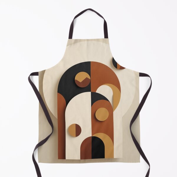 Item preview, Abstract Geometric Arches Bauhaus Style Poster designed and sold by EnmarcArt.