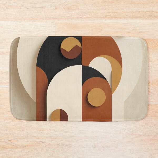 Item preview, Abstract Geometric Arches Bauhaus Style Poster designed and sold by EnmarcArt.