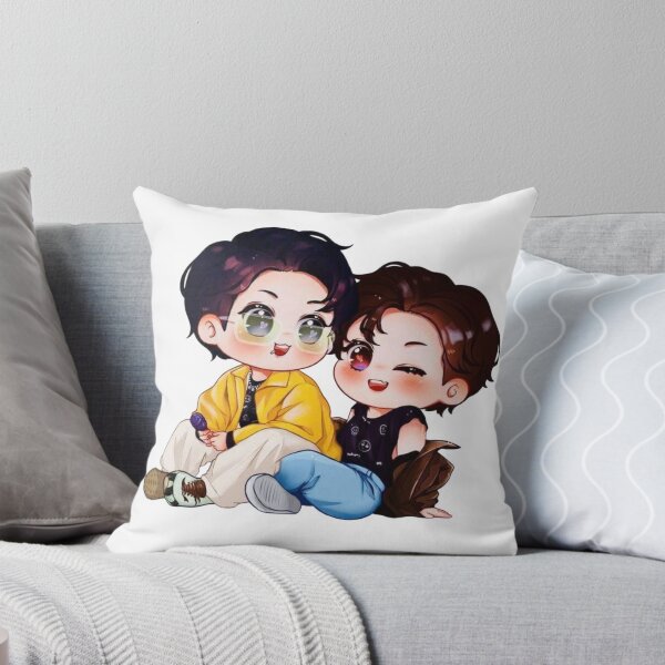 Item preview, BTS V & Jungkook Fan Art | Taekook Chibi K-Pop Illustration | Purple Aesthetic ARMY Gift designed and sold by Sandra2913.