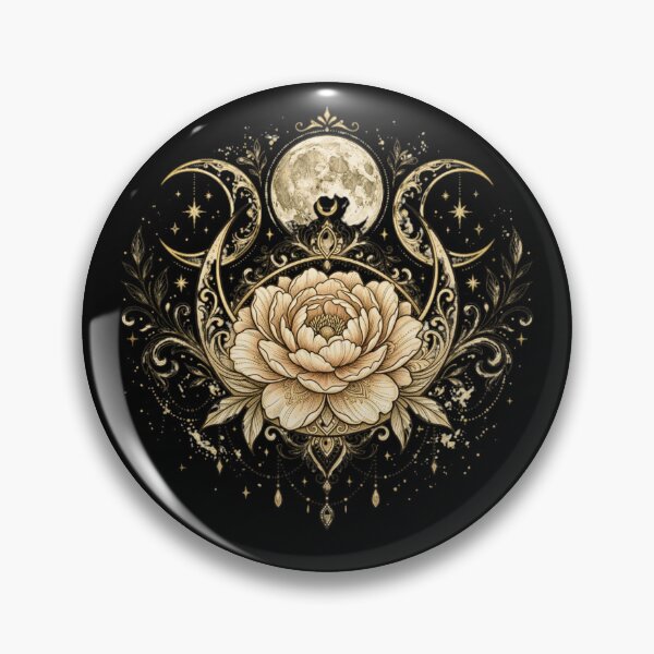 Item preview, Celestial Peony Moon Crown designed and sold by MoonSoul Studio.