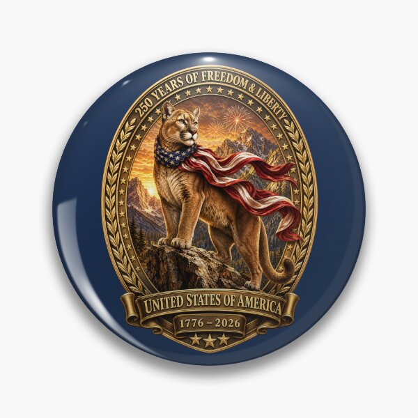 Item preview, Patriotic Cougar 250 Years of Freedom designed and sold by FREENATION2026.
