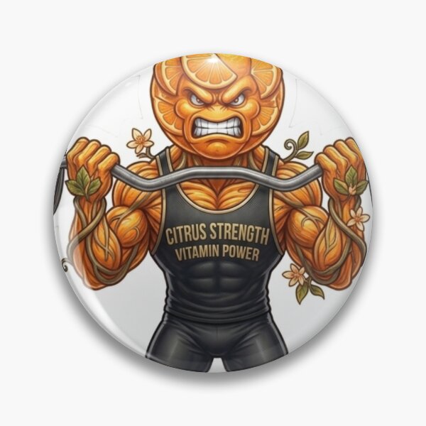 Item preview, Orange Crush Funny Fitness Weightlifting Orange designed and sold by JeevanStickers.