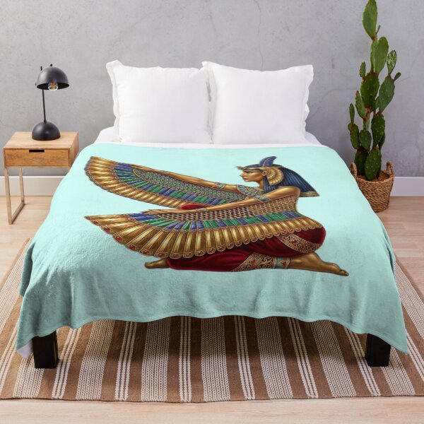 Item preview, Goddess Isis Wings of Protection | Ancient Egyptian Divine Art designed and sold by Queen Cleopatra.