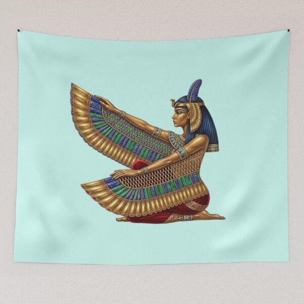 Item preview, Goddess Isis Wings of Protection | Ancient Egyptian Divine Art designed and sold by Queen Cleopatra.