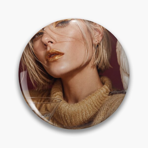 Item preview, Golden Hour Glamour – Elegant Woman with Martini & Parrot Portrait designed and sold by marianka91.
