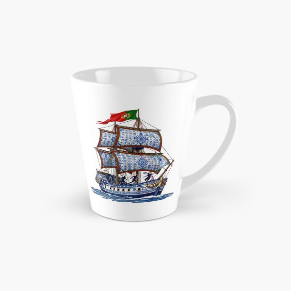 Item preview, Portuguese Soccer Heritage - Nautical Azulejo Caravel Art designed and sold by pixelandpassionart.