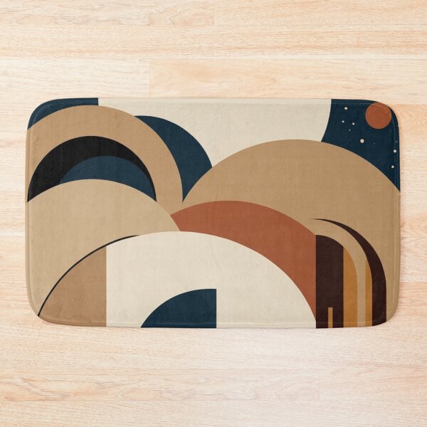 Item preview, Abstract Astral Landscape Geometric Arches Painting designed and sold by EnmarcArt.