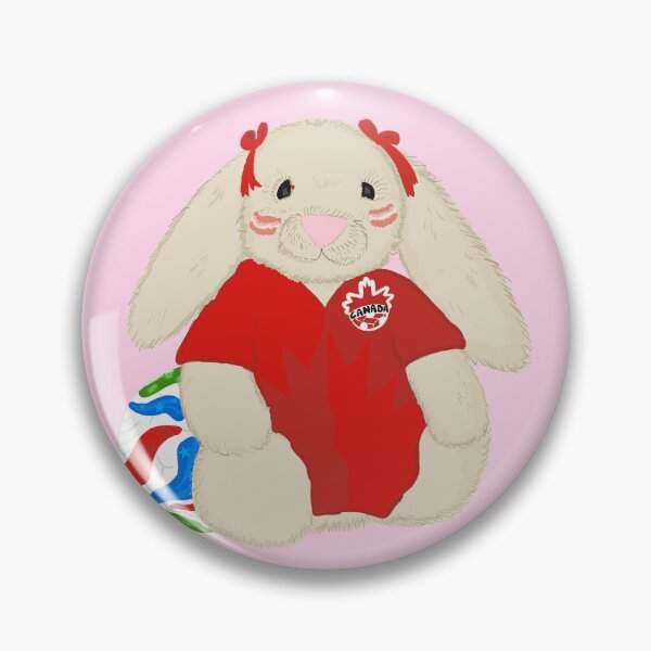 Item preview, Team Canada FIFA bunny! designed and sold by littlestickershoppe.
