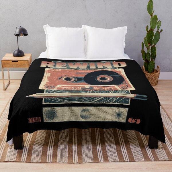 Item preview, Rewind Cassette Tape Pencil | Retro Analog Graphic Tee | 80s Music Nostalgia Digital Detox Shirt designed and sold by Decorador de Corazones.