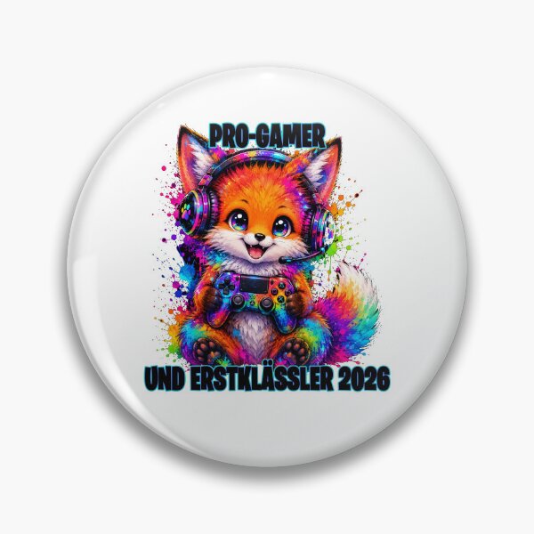 Item preview, Pro Gamer and first grader 2026 Fuchs Gaming designed and sold by MinimalChaosDE.
