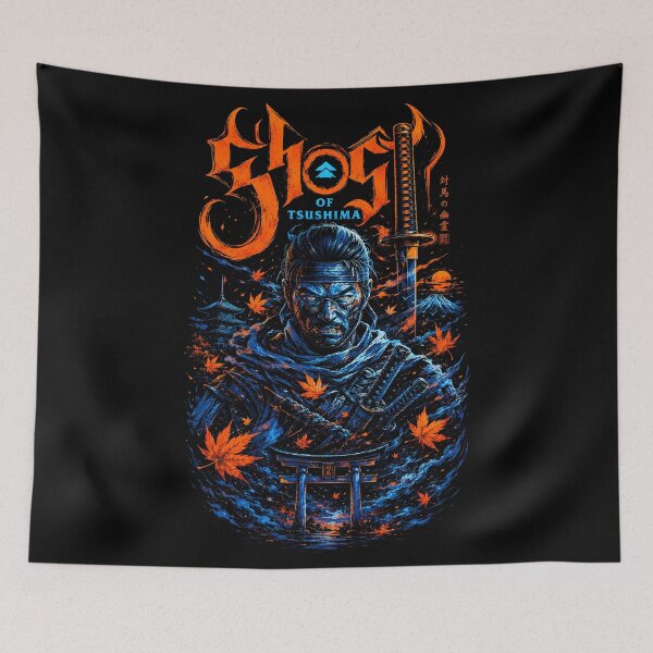 Item preview, Ghost of Tsushima orange designed and sold by superhetero.