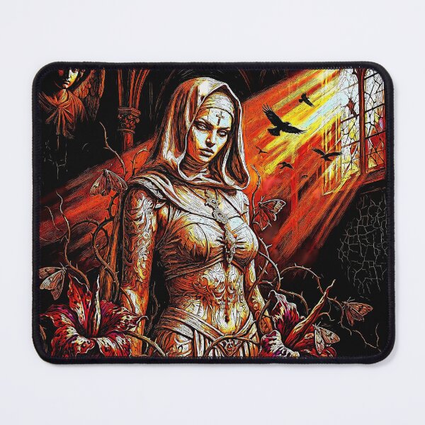 Item preview, Dark Gothic Art &amp; Fine Art Prints (1:1 Square Posters) designed and sold by Cyber-ART-Studio.