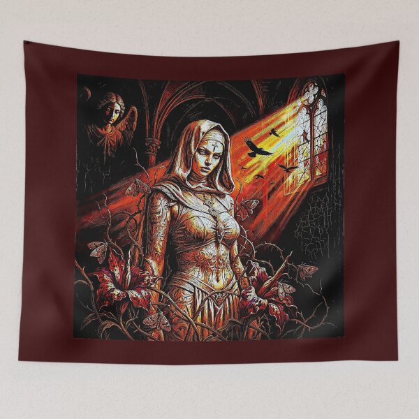 Item preview, Dark Gothic Art &amp; Fine Art Prints (1:1 Square Posters) designed and sold by Cyber-ART-Studio.