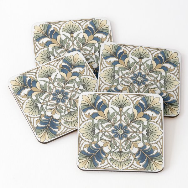 Item preview, Classical Floral Ornament- Victorian Style for phone case ,Pillows & Totes, mugs designed and sold by Art Wave Studio.