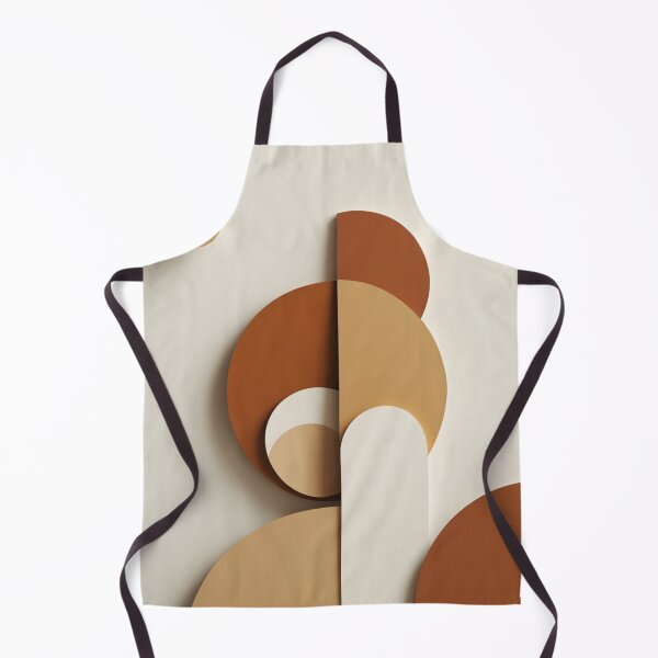 Item preview, Minimalist Modular Shapes Clay Tones Print designed and sold by EnmarcArt.