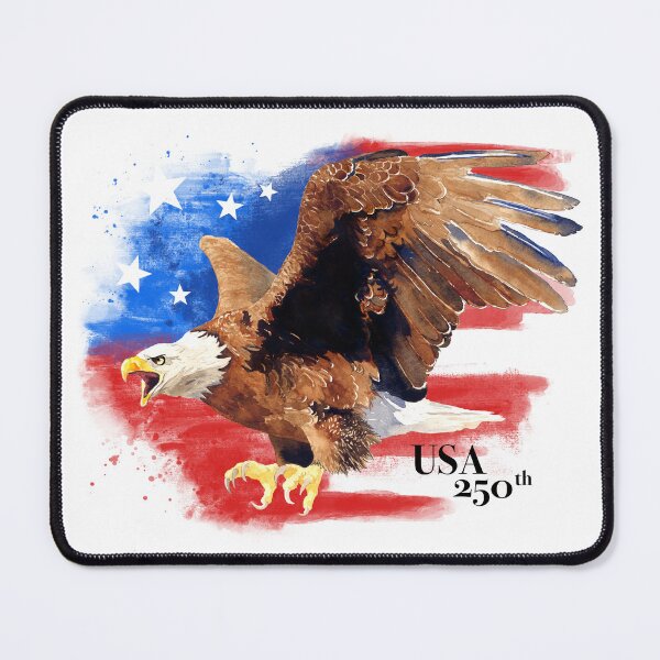 Item preview, USA Eagle 250th (for light backgrounds) designed and sold by Fox Tale Studio.