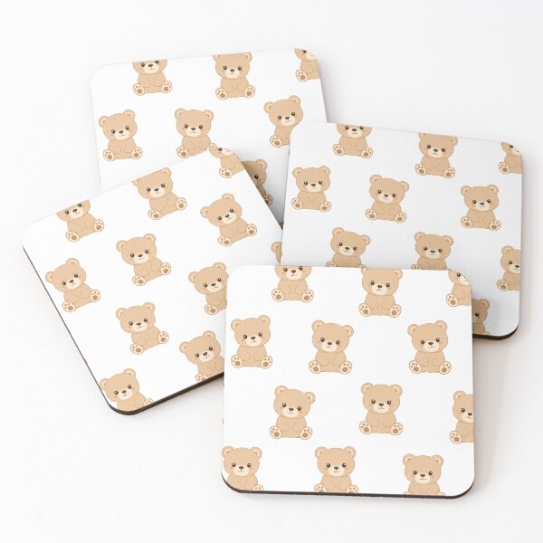 Item preview, Cute Kawaii Teddy Bear Adorable Nursery Animals Seamless Pattern designed and sold by Seculinator.