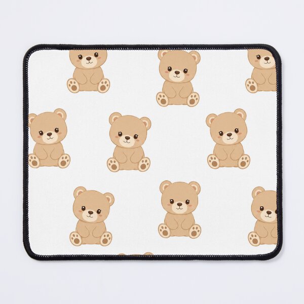 Item preview, Cute Kawaii Teddy Bear Adorable Nursery Animals Seamless Pattern designed and sold by Seculinator.