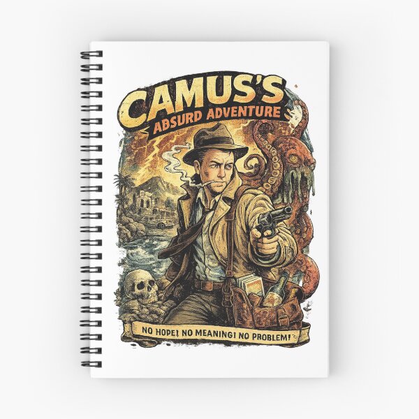 Item preview, Camus's Absurd Adventure: No Hope, No Meaning, No Problem designed and sold by PHILOSOPHY-SWAG.