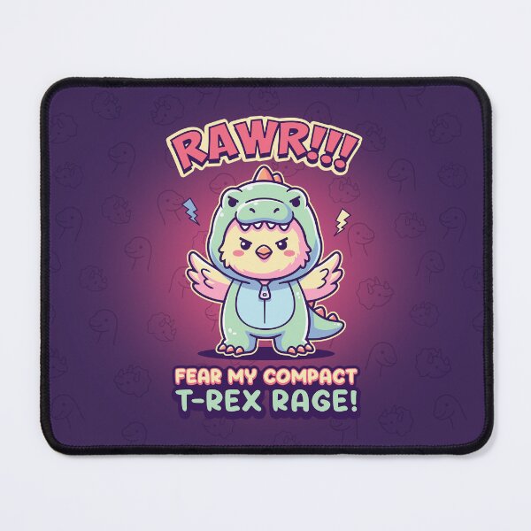 Item preview, Funny Cute Chick Bird in Dinosaur Costume - Rawr!!! Fear my T-Rex rage! designed and sold by Juka-Arts-CC.