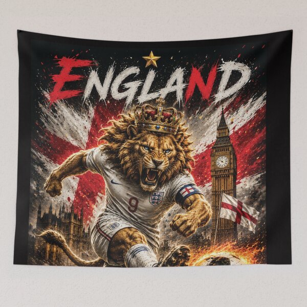 Item preview, England Three Lions King | World Cup Warriors 2026 Fan Art designed and sold by batcoprod.