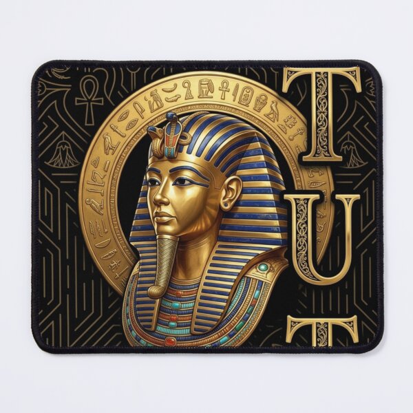 Item preview, King Tutankhamun Golden Pharaoh | Ancient Egyptian Royal Art designed and sold by Queen Cleopatra.