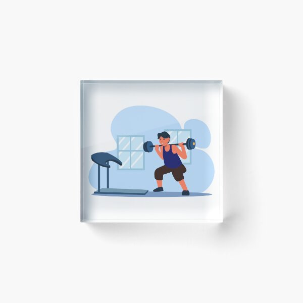 Item preview, Weightlifting in Gym designed and sold by Whatrogercook.