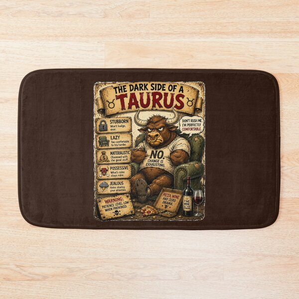 Item preview, Dark Side of Taurus: Five Dark Traits Tee designed and sold by TheThriftyBrit.