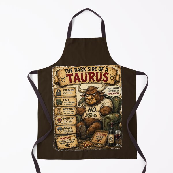 Item preview, Dark Side of Taurus: Five Dark Traits Tee designed and sold by TheThriftyBrit.