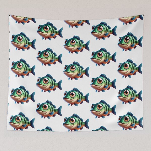 Item preview, Adorable Bass Fish designed and sold by Sillytoe.