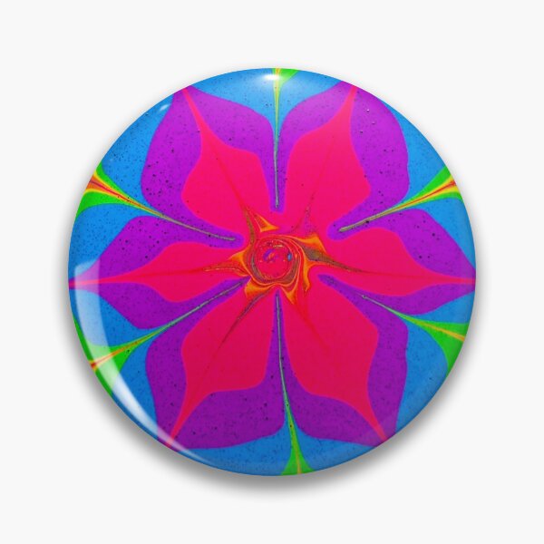 Item preview, Abstract Rainbow Flower designed and sold by DardinieDesigns.