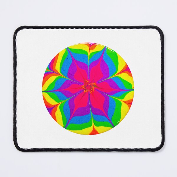 Item preview, Abstract Rainbow Flower designed and sold by DardinieDesigns.