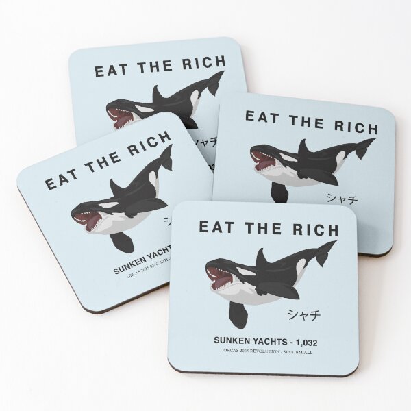 Item preview, Eat The Rich - Orca Revolution designed and sold by DFerraz.