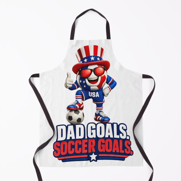 Item preview, Dad Goals Soccer Goals | Patriotic USA Soccer Dad Funny Father's Day Design designed and sold by ArtSpark Studio.