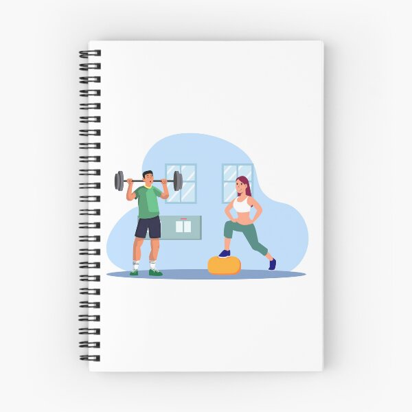 Item preview, Couple Workout in Gym designed and sold by Whatrogercook.