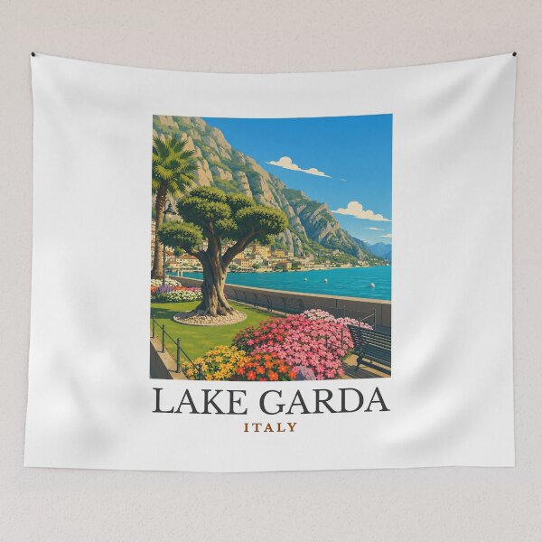 Item preview, Lake Garda - Italy designed and sold by GoodOldVintage.