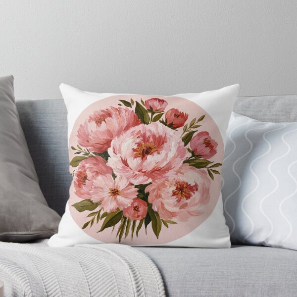 Item preview, Painterly peony designed and sold by Ilze Lucero.