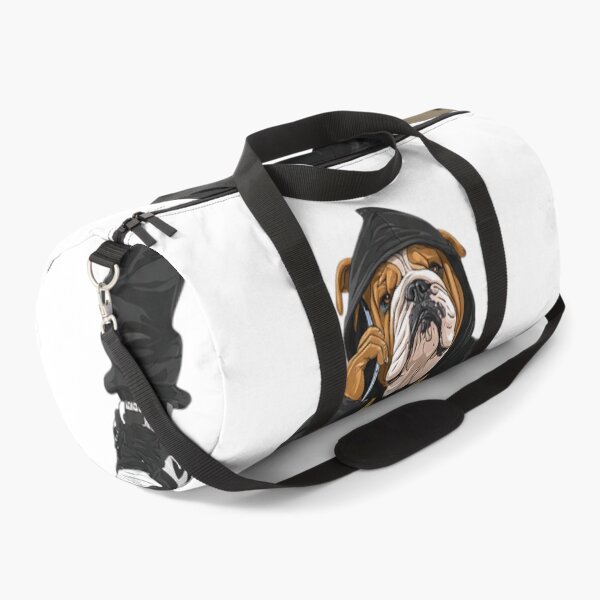 Item preview, Hip Hop Bulldog Boss All Black | Money Bag Streetwear Dog Shirt designed and sold by BrasilStickers.