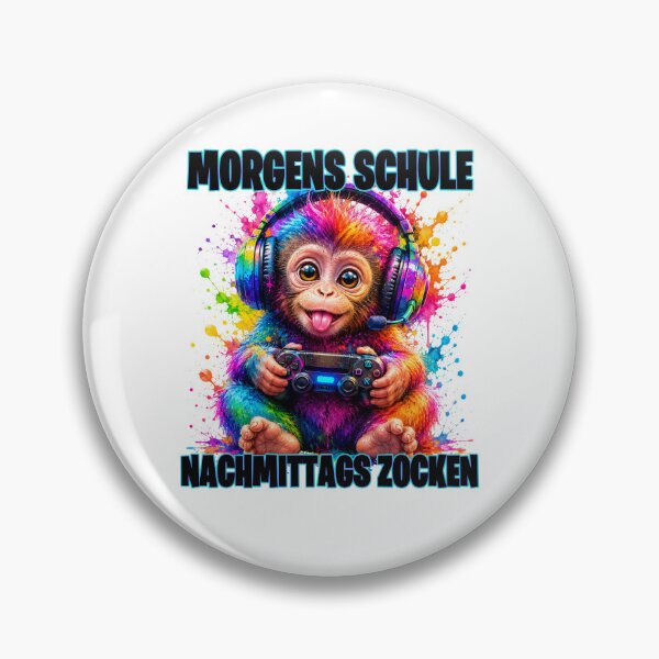 Item preview, School in the morning, gaming in the afternoon: Monkey Gamer 2026 designed and sold by MinimalChaosDE.