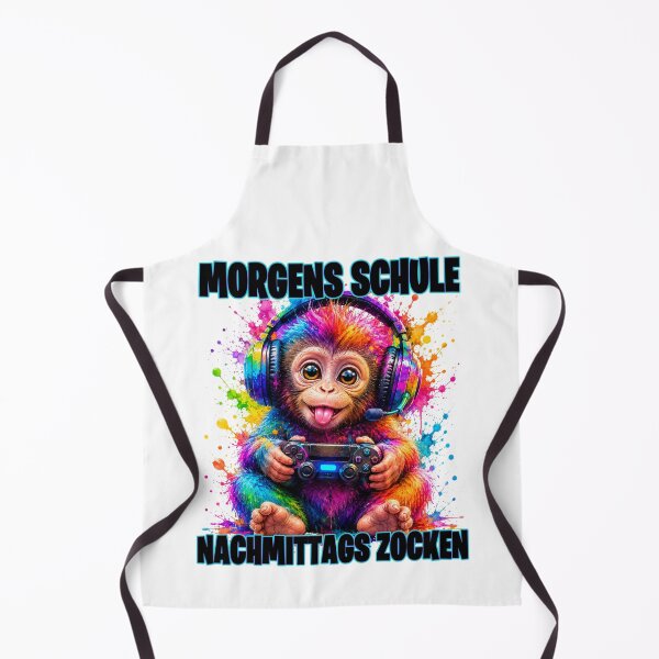 Item preview, School in the morning, gaming in the afternoon: Monkey Gamer 2026 designed and sold by MinimalChaosDE.