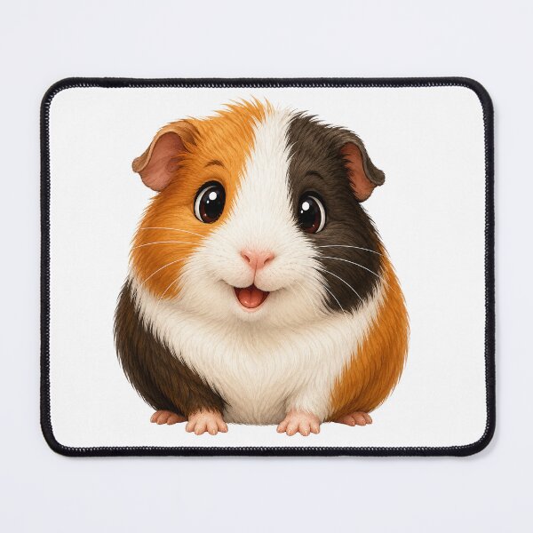 Item preview, Cute Kawaii Guinea Pig Adorable Happy Cavy Pet Mascot designed and sold by Seculinator.