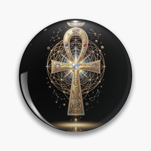 Item preview, Cosmic Ankh Sacred Geometry | Ancient Egyptian Spiritual Symbol Art designed and sold by Queen Cleopatra.