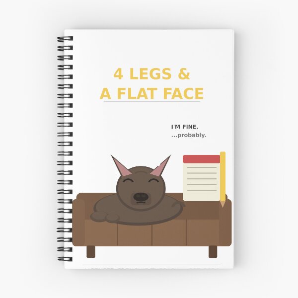 Item preview, My Therapist Has 4 Legs and a Flat Face designed and sold by madesignco.store.