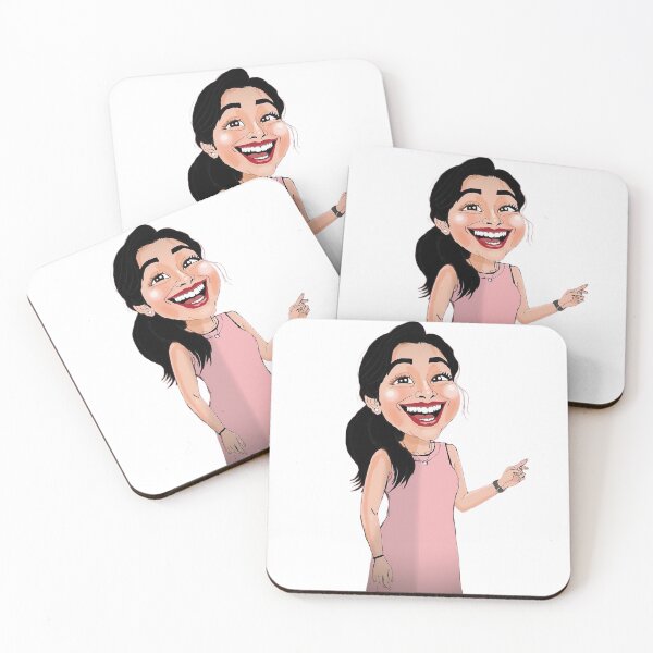 Item preview, Smiling Woman Caricature Portrait designed and sold by Caricature Corner By Sharon.