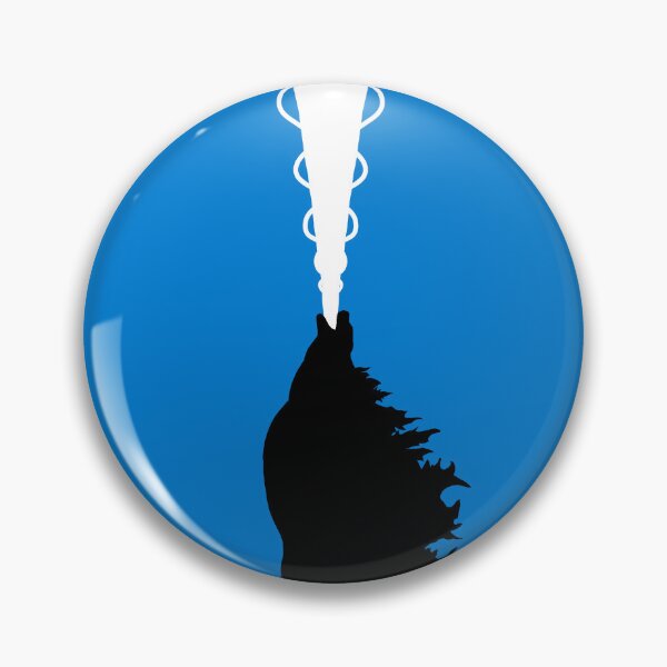 Item preview, Godzilla Beam Silhouette (Blue) designed and sold by The Steele Forge.